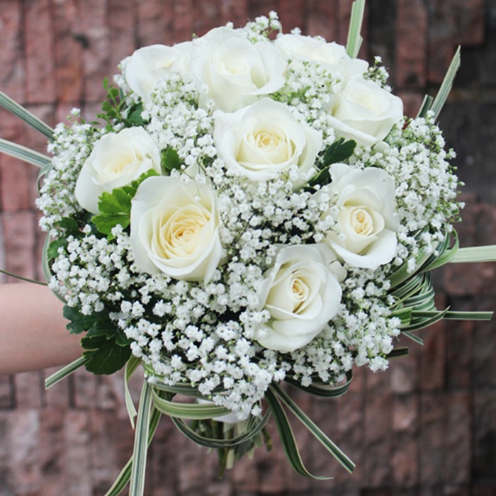 Hoa cầm tay cô dâu “Hạnh phúc lứa đôi”