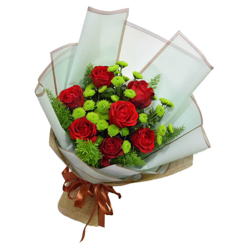 Hoa tình yêu “Bó hoa hồng 7 bông Ohara”